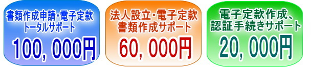 一般社団法人設立・電子定款の費用